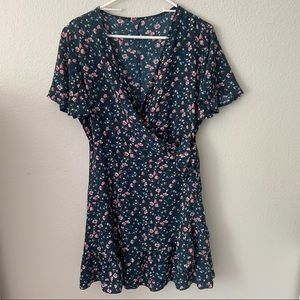 Floral Wrap Dress